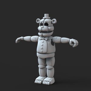 Funtime Freddy SL Furry Custom Full Body Wearable Parts With Helmet 3D ...