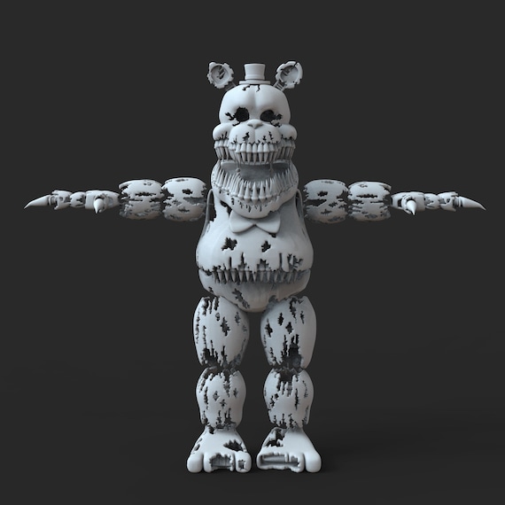 STL file FNAF Nightmare Puppet 🎃・Model to download and 3D print・Cults