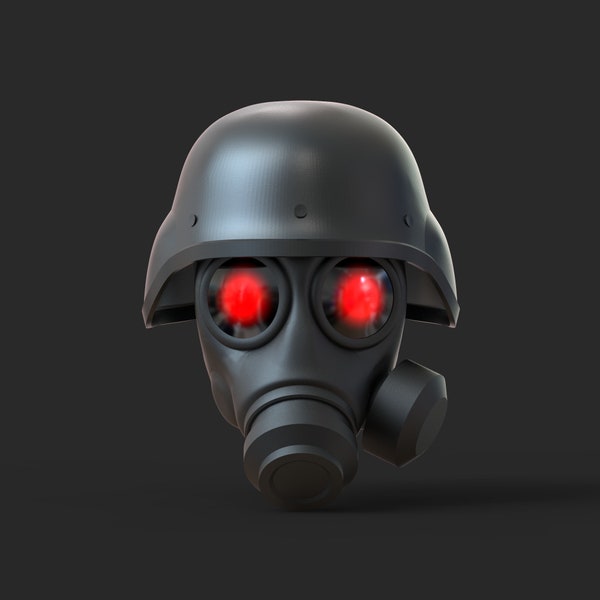 Hunk RsidentEvil Custom Full Wearable Helmet 3D Model STL