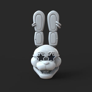 Bonnie Furry Custom Helmet Wearable 3D Model STL