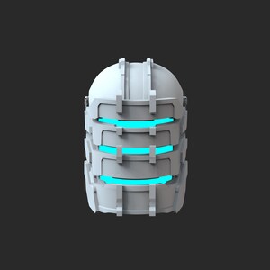 Isaac Clarke Dead Spce Custom Full Wearable Helmet z laserowym przecinakiem Model 3D STL