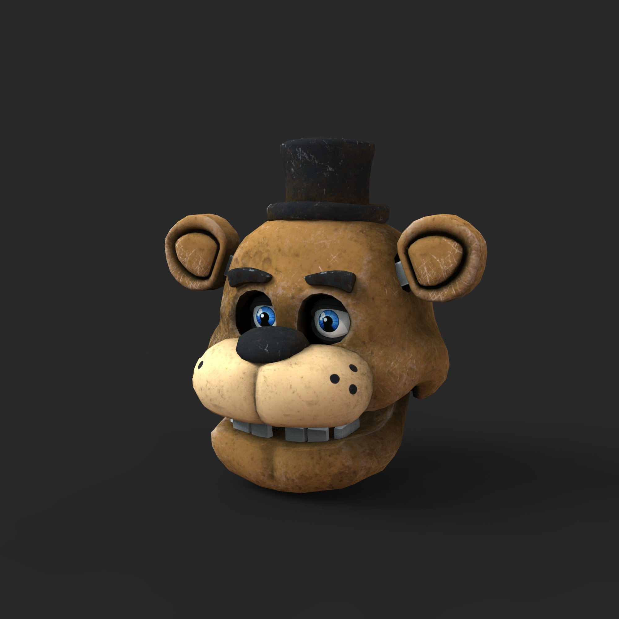 Freddy 1 Furry Custom Mask Wearable 3D Model STL - Etsy