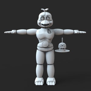 Funtime Chica Help Wanted 2 Custom Full Body Wearable Parts With Head ...