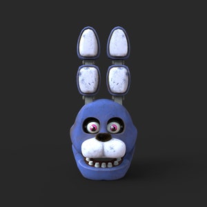 Bonnie 1 Furry Custom Mask Wearable 3D Model STL