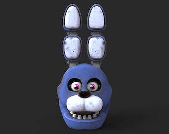 Bonnie 1 Furry Custom Mask Wearable 3D Model STL