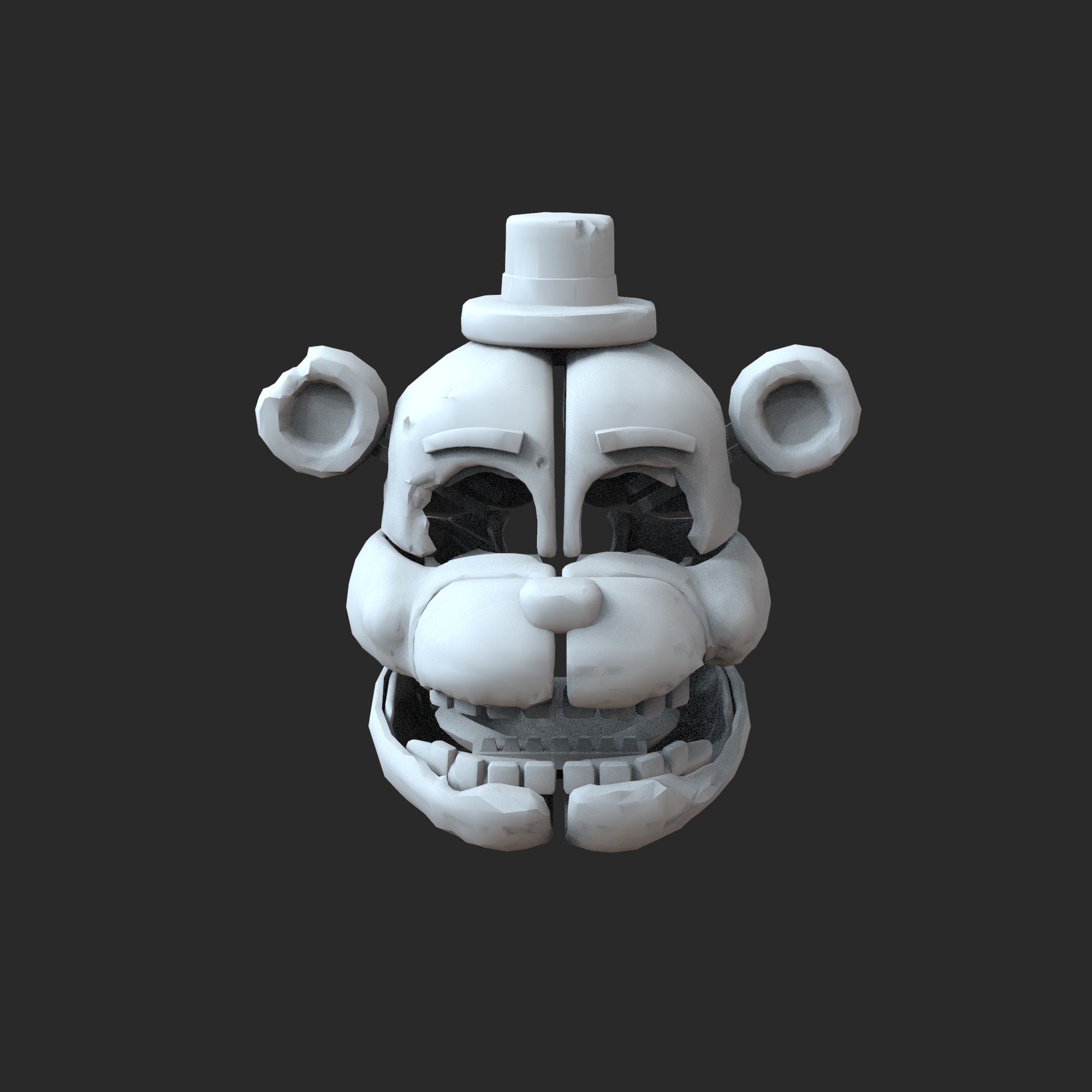 3D file FNAF / Five Nights at Freddy's Springtrap Head For Cosplay Or  Animatronics 🎃・Design to download and 3D print・Cults