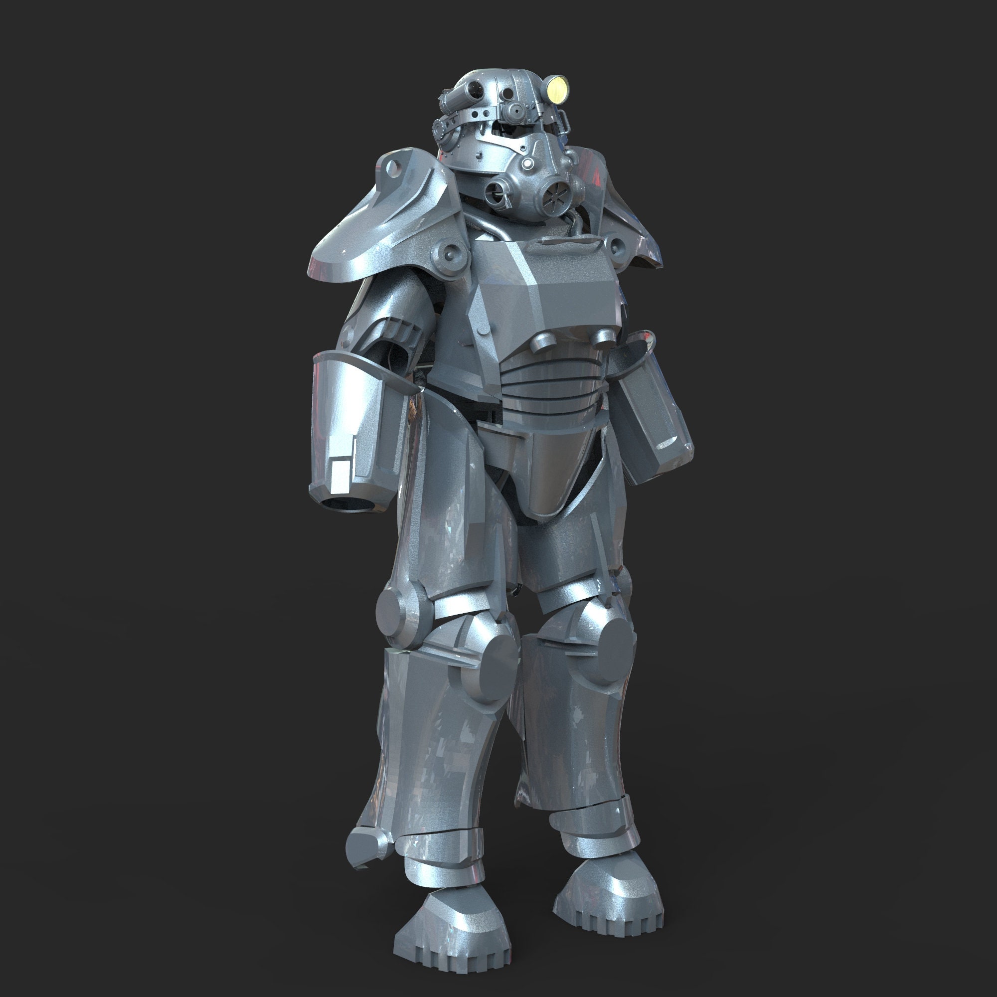 Fallout 4 T45 Power Armor Custom Full Body Wearable Armor Etsy
