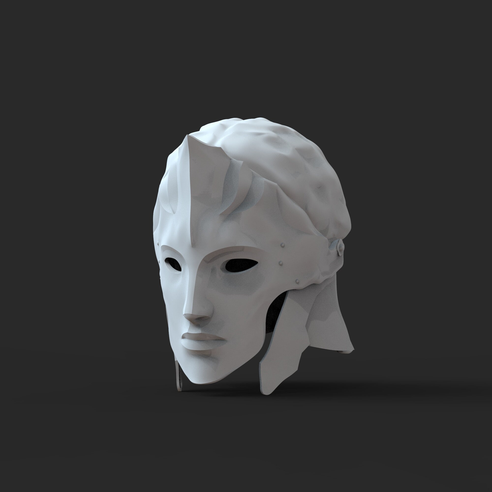 Twinned Knight Custom Full Helmet Wearable 3D Model STL Etsy