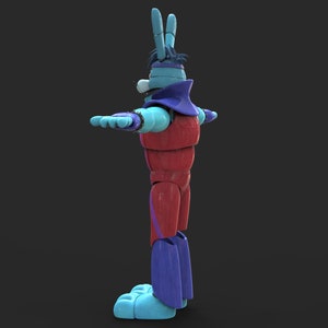 Glamrock Bonnie Ruin Fixed Custom Body Parts With Head Wearable 3D ...
