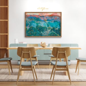 COLORFUL GREEN BLUE ORANGE TREES ABSTRACT LANDSCAPE VINTAGE PAINTING, ORANGE TREES LANDSCAPE COLORFUL DIGITAL WALL ART, GRAND MILLENNIAL TRENDY VINTAGE PRINTABLE PAINTING, VICTORIAN PAINTING DIGITAL APARTMENT DECOR, GIFT FOR HER, MOTHER DAY GIFT, ORANGE TREE WALL ART PRINTABLE GIFT, ORANGE TREES LANDSCAPE INSTANT DOWNLOAD HOME DECOR GIFT, SPRING EASTER HOUSEWARMING PRINT GIFT, COZY COTTAGE PRINTABLE VICTORIAN PAINTING, BLUE GREEN RED ABSTRACT LANDSCAPE RETRO AESTHETIC WALL ART PRINTABLE GIFT