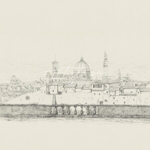 FLORENCE VINTAGE PENCIL DRAWING, FLORENCE ITALY TUSCANY LANDSCAPE DIGITAL SKETCH WALL ART GIFT, MUTE NEUTRAL FLORENCE SKYLINE PENCIL DRAWING PRINT, FLORENCE CITYSCAPE PRINTABLE WALL ART GIFT, FLORENCE ITALIAN APARTMENT HOME DECOR, GIFT FOR HER, ITALIAN ARCHITECTURE, FLORENCE LOVER GIFT, MOTHER DAY GIFT, FLORENCE PANORAMA POSTER DIGITAL INSTANT DOWNLOAD, FLORENCE SKYLINE RETRO AESTHETIC WALL ART HOME DECOR, FLORENCE ITALY HONEYMOON SOUVENIR PRINT, GRAND MILLENNIAL ITALIAN WALL ART PRINTABLE GIFT