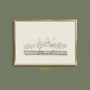 FLORENCE VINTAGE PENCIL DRAWING, FLORENCE ITALY TUSCANY LANDSCAPE DIGITAL SKETCH WALL ART GIFT, MUTE NEUTRAL FLORENCE SKYLINE PENCIL DRAWING PRINT, FLORENCE CITYSCAPE PRINTABLE WALL ART GIFT, FLORENCE ITALIAN APARTMENT HOME DECOR, GIFT FOR HER, ITALIAN ARCHITECTURE, FLORENCE LOVER GIFT, MOTHER DAY GIFT, FLORENCE PANORAMA POSTER DIGITAL INSTANT DOWNLOAD, FLORENCE SKYLINE RETRO AESTHETIC WALL ART HOME DECOR, FLORENCE ITALY HONEYMOON SOUVENIR PRINT, GRAND MILLENNIAL ITALIAN WALL ART PRINTABLE GIFT
