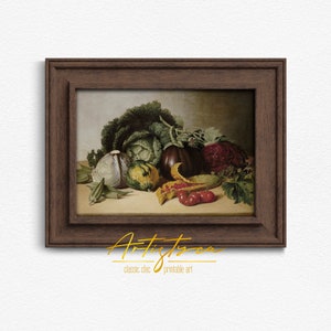 COLORFUL VEGETABLES VINTAGE OIL PAINTING, VEGETABLES KITCHEN RUSTIC DIGITAL WALL ART PRINT, VEGETABLES MOODY KITCHEN COTTAGE DECOR POSTER, VEGETABLES COLORFUL STILL LIFE VICTORIAN TRENDY VINTAGE APARTMENT DECOR, VEGETABLES COLORFUL PRINTABLE PAINTING PRINT, VEGETABLES FARMHOUSE COTTAGE INSTANT DOWNLOAD PRINT, GIFT FOR HER, WOMAN KITCHEN RUSTIC WALL ART POSTER, VEGETABLES COUNTRY KITCHEN RETRO AESTHETIC POSTER PRINT, COLORFUL VEGGIES WALL ART, GIFT for VEGANS, VEGETABLES KITCHEN RUSTIC PAINTING