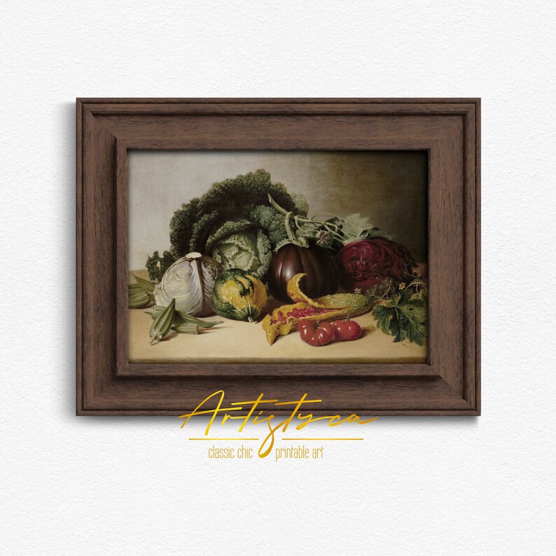 COLORFUL VEGETABLES VINTAGE OIL PAINTING, VEGETABLES KITCHEN RUSTIC DIGITAL WALL ART PRINT, VEGETABLES MOODY KITCHEN COTTAGE DECOR POSTER, VEGETABLES COLORFUL STILL LIFE VICTORIAN TRENDY VINTAGE APARTMENT DECOR, VEGETABLES COLORFUL PRINTABLE PAINTING PRINT, VEGETABLES FARMHOUSE COTTAGE INSTANT DOWNLOAD PRINT, GIFT FOR HER, WOMAN KITCHEN RUSTIC WALL ART POSTER, VEGETABLES COUNTRY KITCHEN RETRO AESTHETIC POSTER PRINT, COLORFUL VEGGIES WALL ART, GIFT for VEGANS, VEGETABLES KITCHEN RUSTIC PAINTING