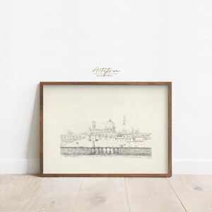 FLORENCE VINTAGE PENCIL DRAWING, FLORENCE ITALY TUSCANY LANDSCAPE DIGITAL SKETCH WALL ART GIFT, MUTE NEUTRAL FLORENCE SKYLINE PENCIL DRAWING PRINT, FLORENCE CITYSCAPE PRINTABLE WALL ART GIFT, FLORENCE ITALIAN APARTMENT HOME DECOR, GIFT FOR HER, ITALIAN ARCHITECTURE, FLORENCE LOVER GIFT, MOTHER DAY GIFT, FLORENCE PANORAMA POSTER DIGITAL INSTANT DOWNLOAD, FLORENCE SKYLINE RETRO AESTHETIC WALL ART HOME DECOR, FLORENCE ITALY HONEYMOON SOUVENIR PRINT, GRAND MILLENNIAL ITALIAN WALL ART PRINTABLE GIFT