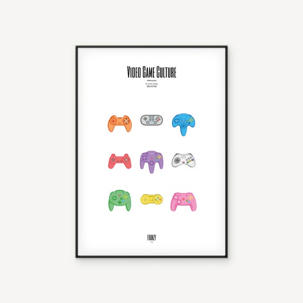 Affiche Color – Vidéo Game Culture