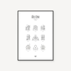 Affiche – Architectures de la Côte d’Opale