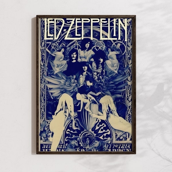 Led Zeppelin 4 Poster - Etsy
