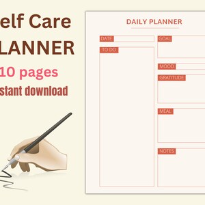 Self Care Journal | Self Care Planner | Self Love Journal | Mindfulness Journal | Mental Health | Wellness Journal | Gratitude Journal iPad