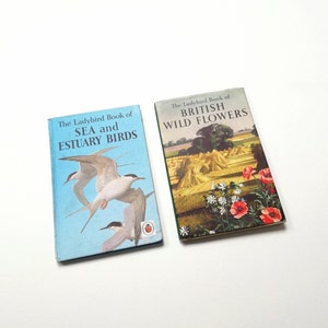 Vintage Ladybird Books - Sea and Estuary Birds/British Wild Flowers