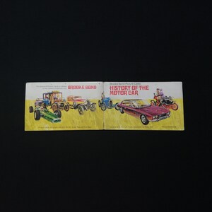 ヴィンテージ ブルック ボンド ピクチャー カード アルバム/ブック - 自動車の歴史