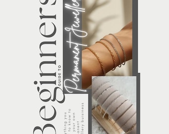 Manual de formación permanente en joyería: Guía completa de 87 páginas (Editar en Canva)