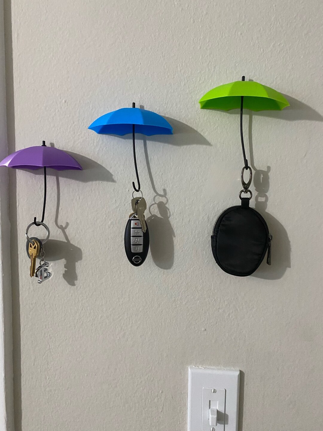 Umbrella Wall Hooks, Unique Design Hooks, Umbrella Entreway Hooks