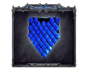 Imperial Knight Scale Skirt Armor Pattern with Video Tutorial — PDF + SVG