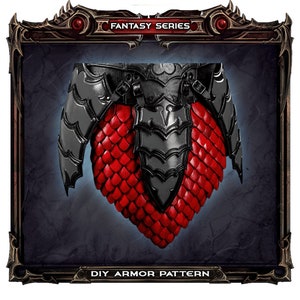 Fantasy Scale Skirting Armor Pattern Pdf Download, Leather Armor Pattern Tutorial, How to Make Scale Leather Pattern, Cosplay Patterns