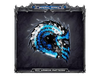 Imperial Knight Helm-Rüstungsmuster mit Video-Tutorial - PDF + SVG
