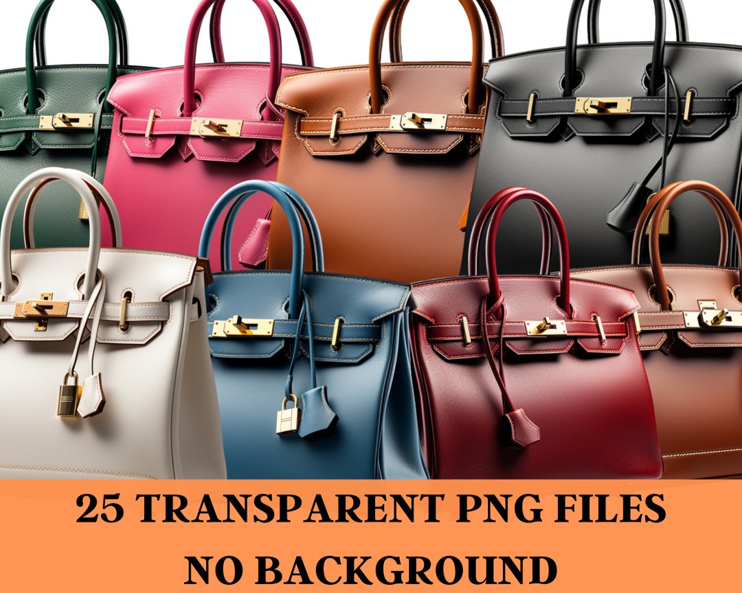 25 Luxury Bag Clipart, Transparent PNG, Elegant Bag Graphics, Stylish