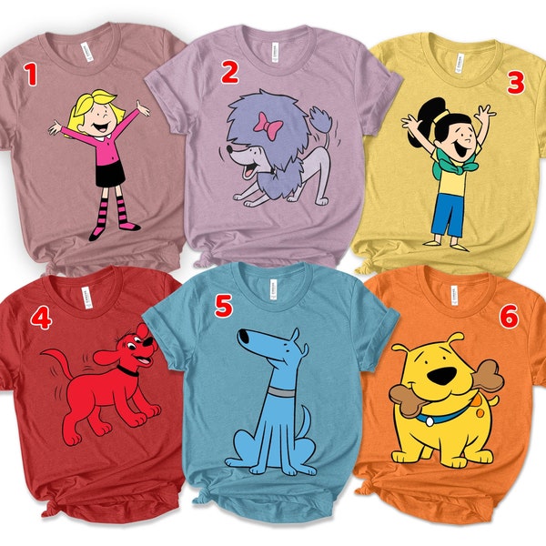 Clifford the Big Red Dog Shirt Etsy