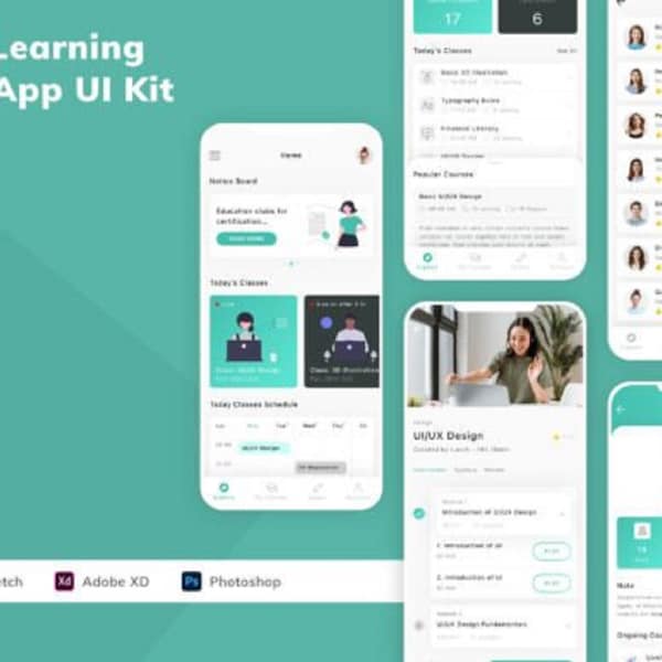 Online-Learning-Mobile-App-UI-Kit-Graphics