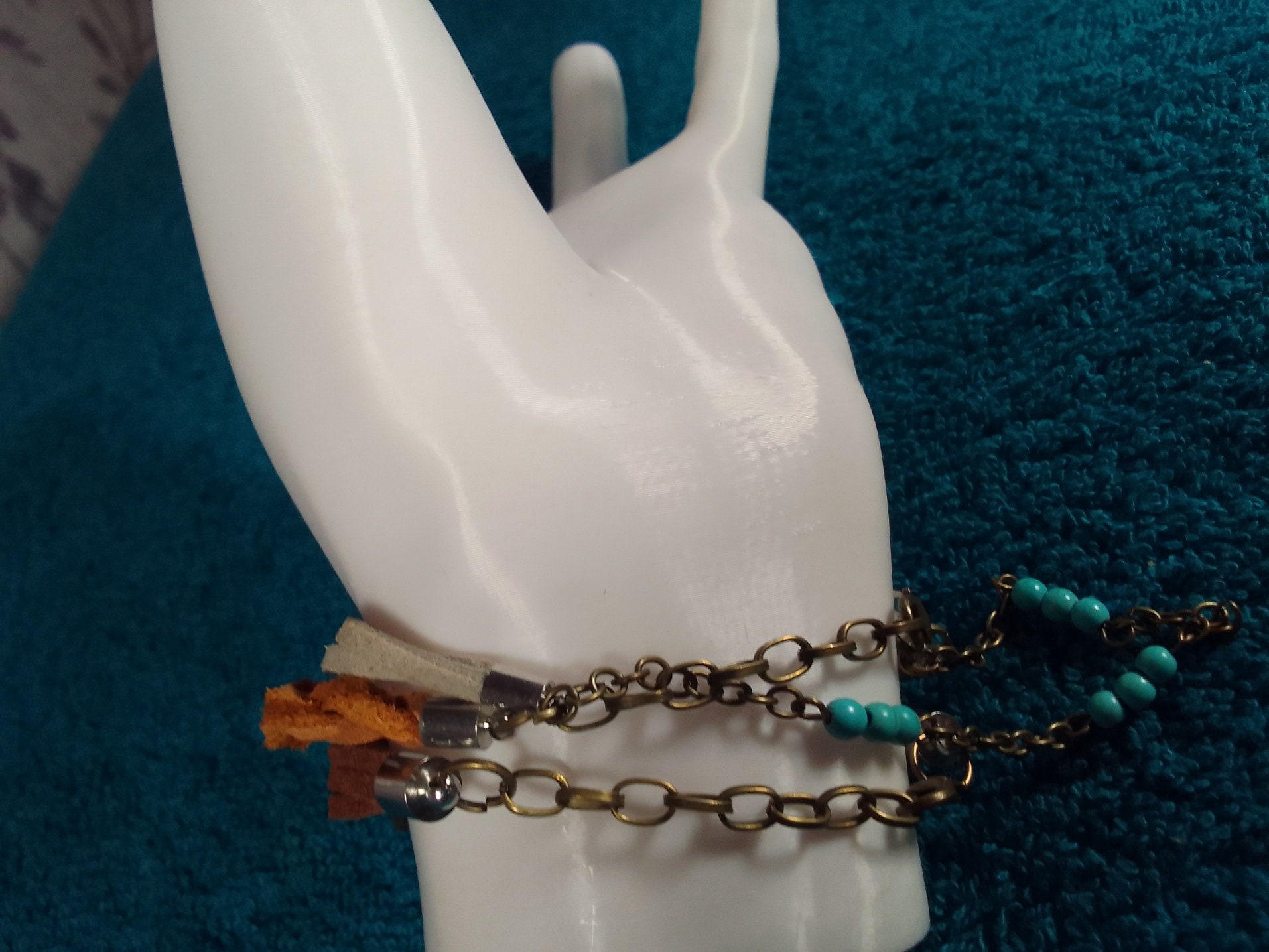 Hippie chic boho shop watch & bracelet set