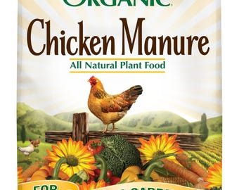Espoma Organic Chicken Manure – Natural Garden Fertilizer & Soil Conditioner