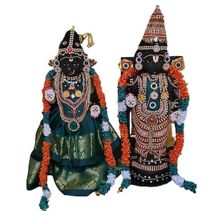 Wooden Marapachi Dolls, Traditional Gift, Cultural Art, Religious Gift, Spiritual Decor Art, Made To Order, Indian Traditional Art