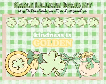 March Classroom Bulletin Board Kit, Classroom Decor