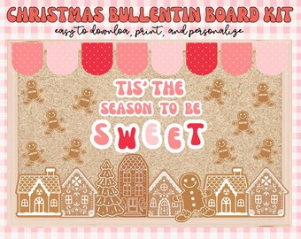 Christmas Classroom Bulletin Board Kit, Classroom Decor