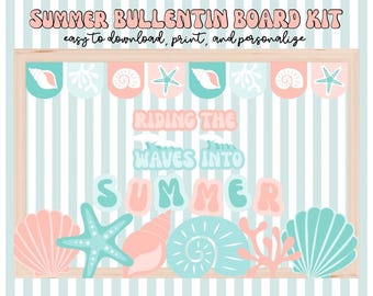 Summer Classroom Bulletin Board Kit, Classroom Decor