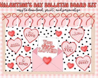 Valentine’s Day Classroom Bulletin Board, Classroom Decor