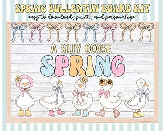 Spring Classroom Bulletin Board Kit, Classroom Decor
