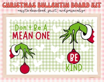 Christmas Classroom Bulletin Board Kit, Classroom Decor