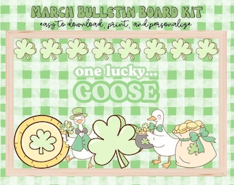 March Classroom Bulletin Board Kit, Classroom Decor