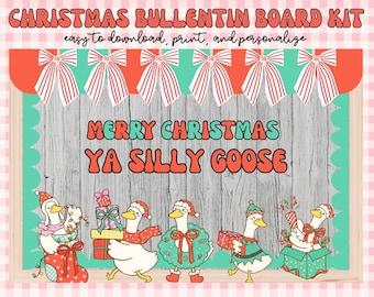 Christmas Classroom Bulletin Board Kit, Classroom Decor