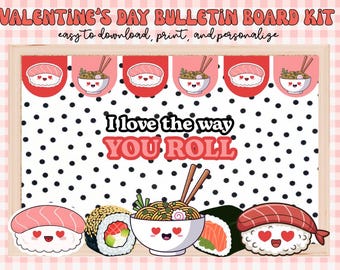Valentine’s Day Classroom Bulletin Board, Classroom Decor