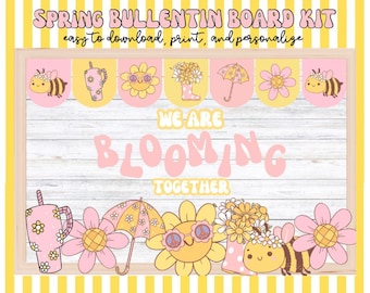 Spring Classroom Bulletin Board Kit, Classroom Decor
