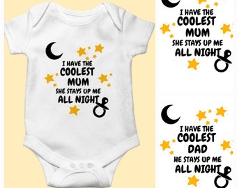 Coolest Mam or Dad baby grow