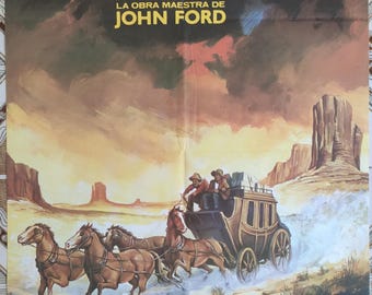 映画 ”駅馬車”のポスター 新品未使用のものです！ 駅馬車 (1939) ジョン・ウェイン クレア・トレバー 映画ポスター復刻版