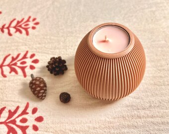 Portacandele minimalista Tealight STL / File di stampa 3D