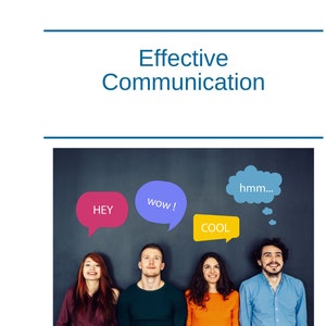 Effective Communication